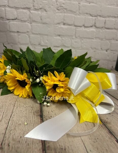 Coroncina di girasoli